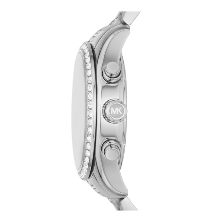 Michael Kors Lexington Womens Silver Stainless Steel Watch - MK7243