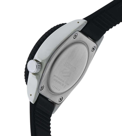 Seiko 5 Sports Automatic SRPL87K1 -Yellow Dial-100m Diver Style-Black Strap