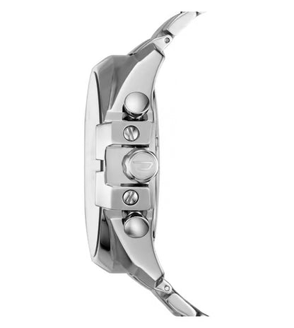 Diesel Mega Chief Mens Silver Stainless Steel Watch - DZ4417