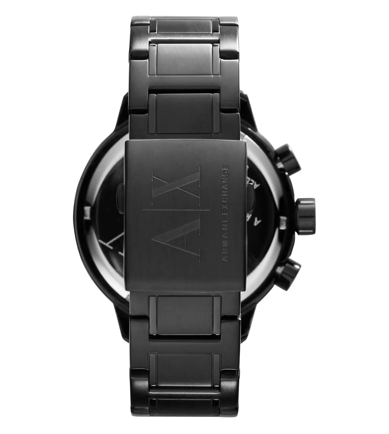 Armani Exchange Chronograph Black Stainless Steel Watch-AX1277