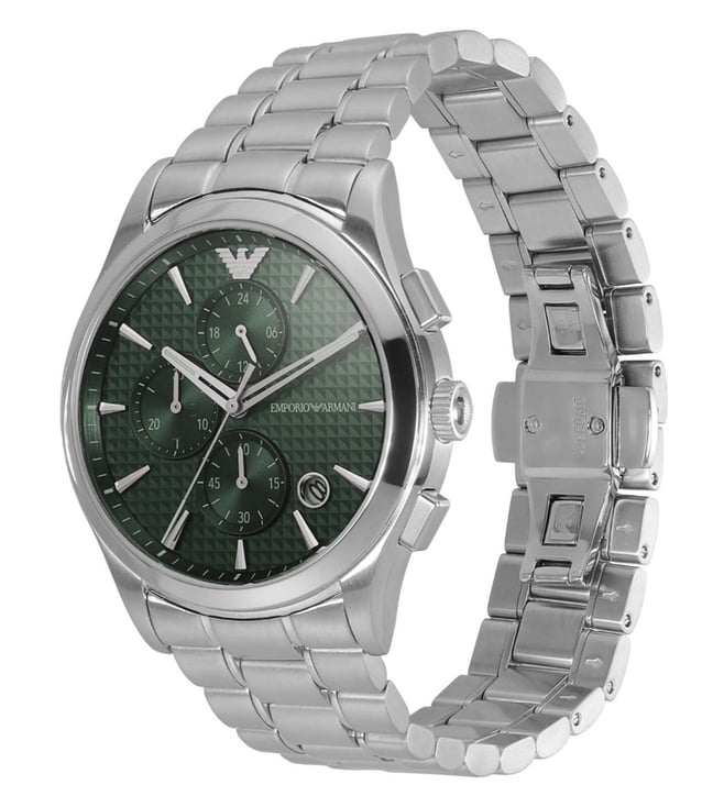 Armani Men Silver Stainless Steel Watch-AR11529