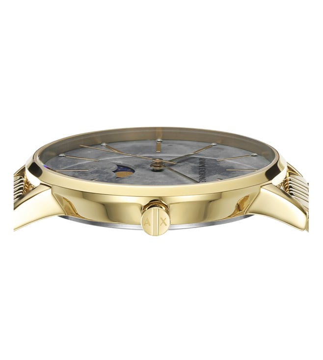 Armani Exchange  Women Gold Stainless Steel Watch-AX5586