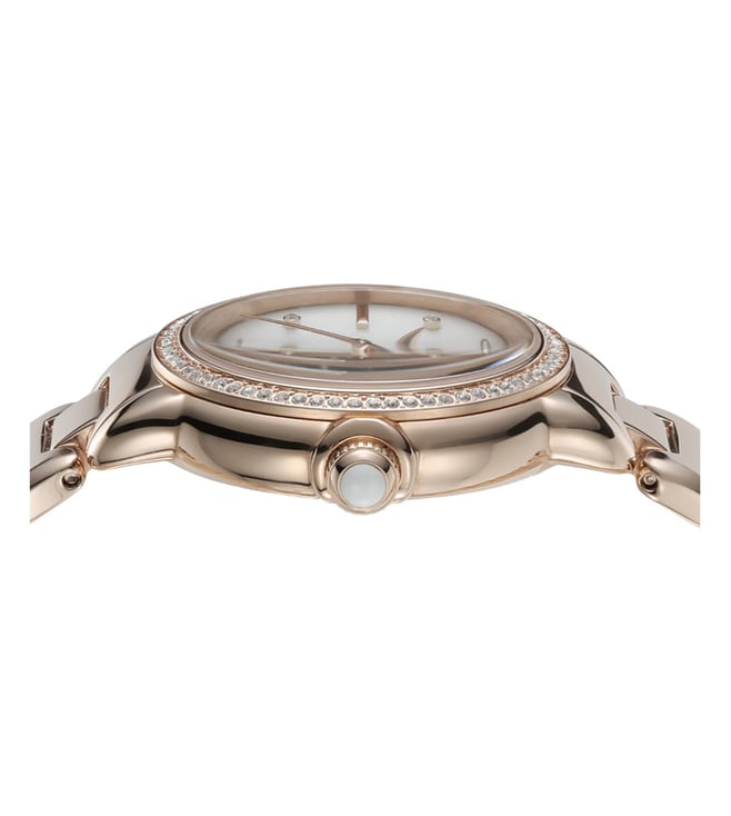 Armani Women Rose Gold Stainless Steel Watch-AR11523
