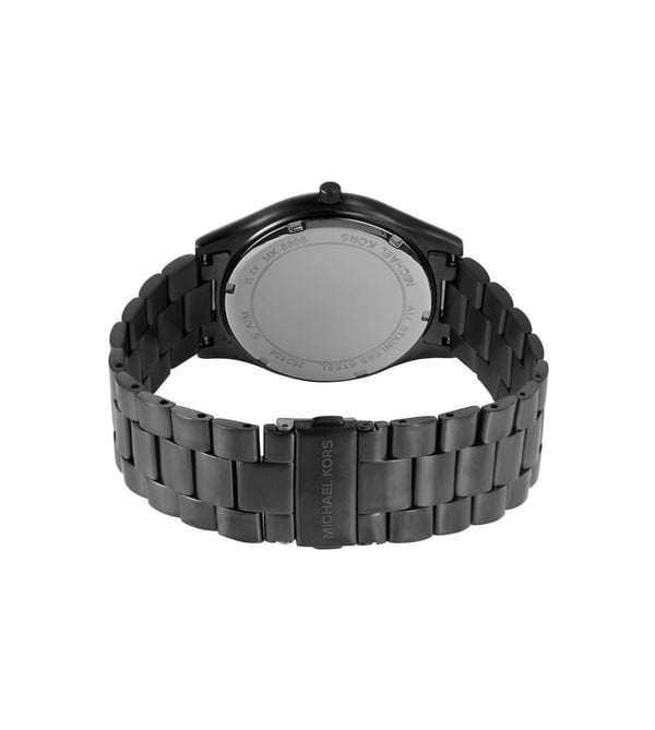 Michael Kors Slim Runway Mens Gunmetal Watch-MK1044