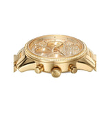 Michael Kors Ritz Womens Gold Stainless Steel Watch-MK7310