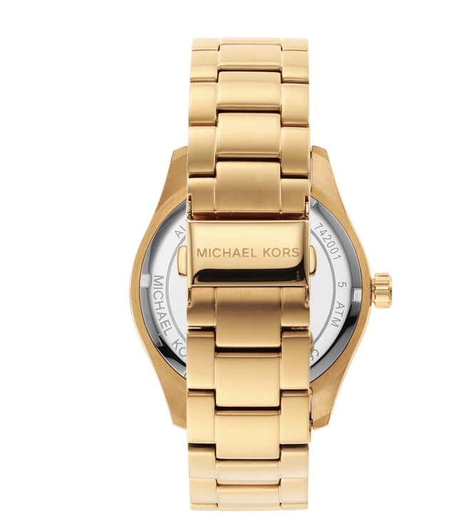 Michael Kors Layton Men Goldstainless Steel Watch-MK8816