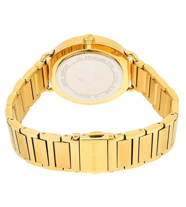 Michael Kors Portia Womens Gold Stainless Steel Watch - MK3639