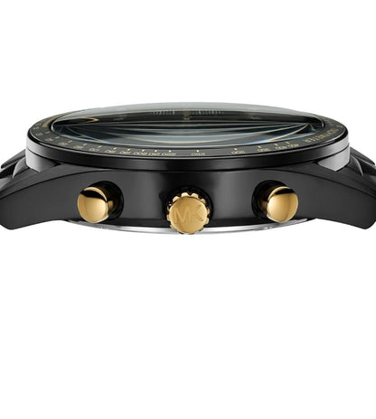 Michael Kors Accelerator Mens Black Stainless steel Watch-MK9113