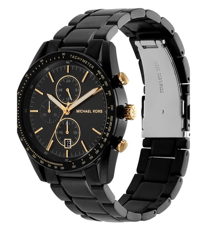 Michael Kors Accelerator Mens Black Stainless steel Watch-MK9113