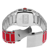 Diesel Cliffhanger Mens Red Stainless steel Watch-DZ4637