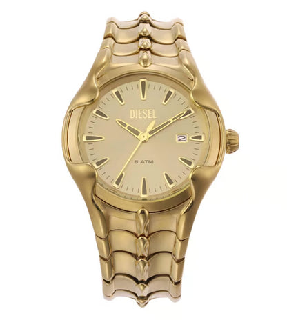 Diesel Vert Mens Gold Stainless Steel Watch-DZ2186