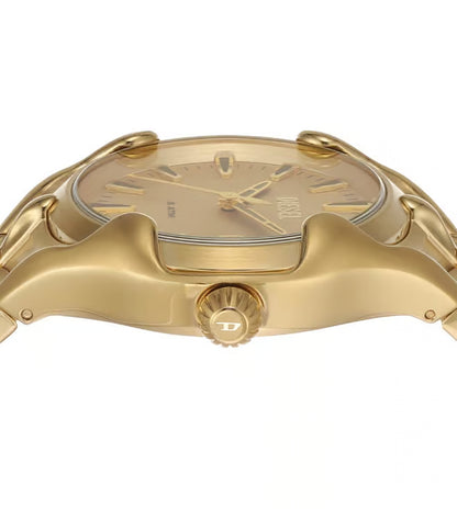 Diesel Vert Mens Gold Stainless Steel Watch-DZ2186