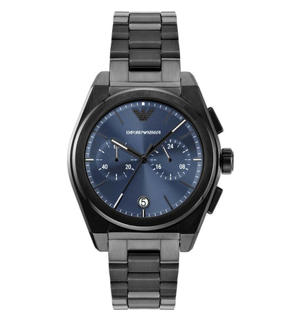 Armani Federico Mens Black Stainless steel Watch-AR11561