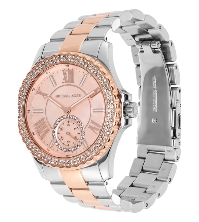 Michael Kors Everest Womens Silver Stainless steel Watch-MK7402