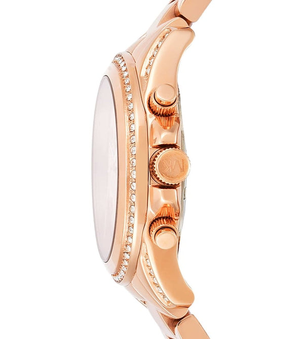 Michael Kors Women's Blair Rose Gold Round Stainless Steel Watch - MK5263