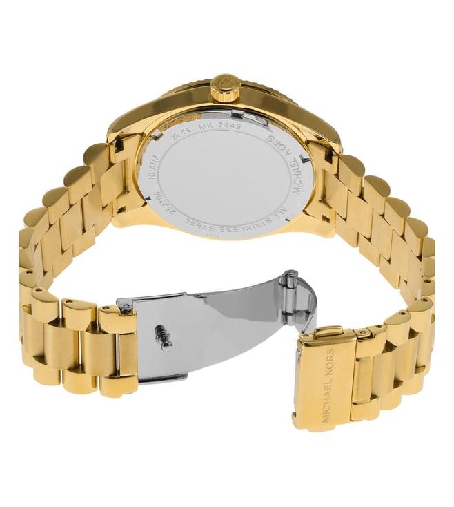 Michael Kors Lexington Gold Stainless steel Womens Watch-MK7449