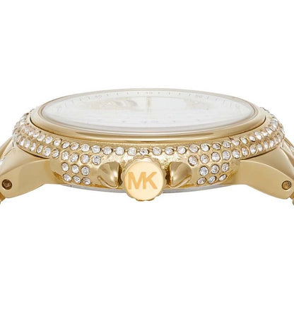 Michael Kors Camille Womens Gold Stainless Steel Watch-MK4801