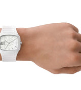 Diesel Cliffhanger 2.0 Mens White Silicone Watch-DZ2204