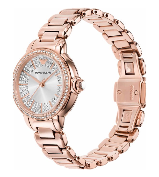 Emporio Armani Mia Pink Stainless steel Womens Watch-AR11633