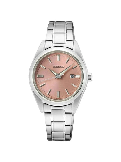 Seiko Ladies' Essentials -SUR577P1- Salmon Pink Sunray Dial