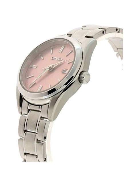 Seiko Ladies' Essentials -SUR577P1- Salmon Pink Sunray Dial