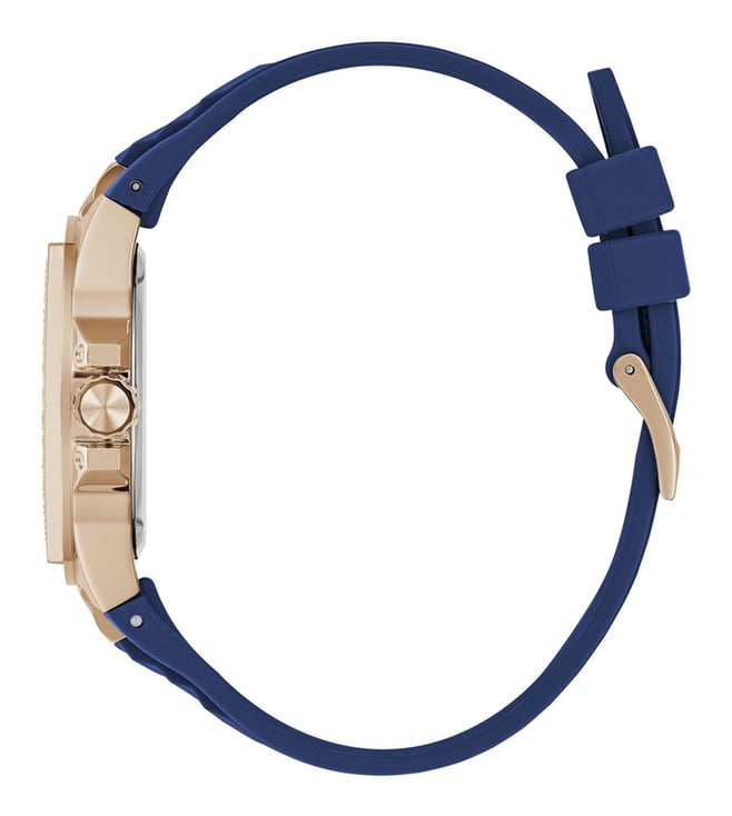 Guess Womens Rubber Strap Watch-GW0774L3