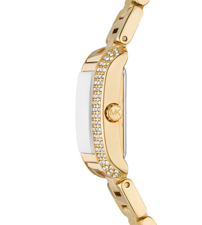 Michael Kors Emery Womens Gold Stainless Steel Strap Watch-MK4867