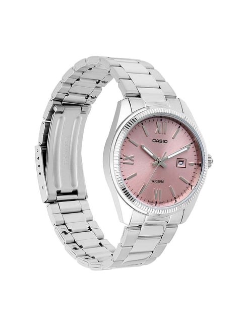 Casio Enticer LTP-1303DD-4AVDF -Rose Pink Dial - Stainless Steel -50M WR