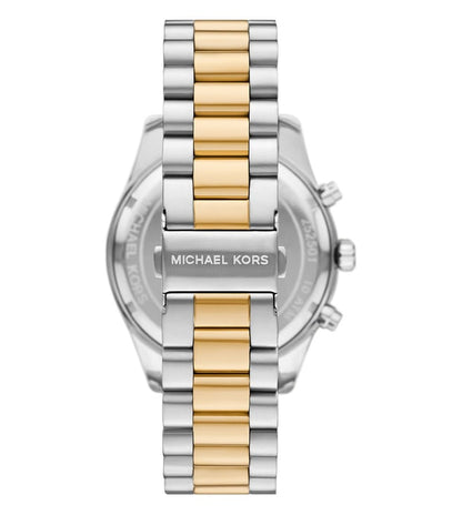 Michael Kors Lexington Mens Silver Stainless Steel Strap Watch-MK9207