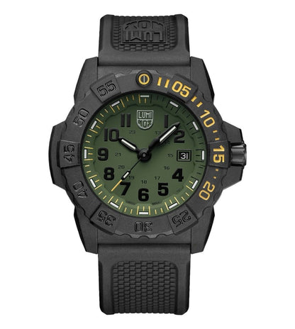 Luminox Rubber Black Unisex Watch-XS.3517.NSF.SET