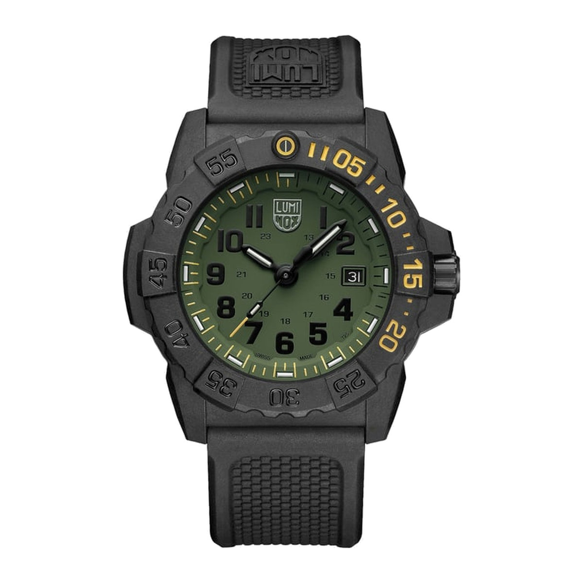 Luminox Rubber Black Unisex Watch-XS.3517.NSF.SET