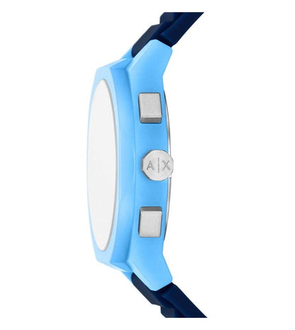 Armani Exchange Sync Blue Rubber Mens Watch-AX4170
