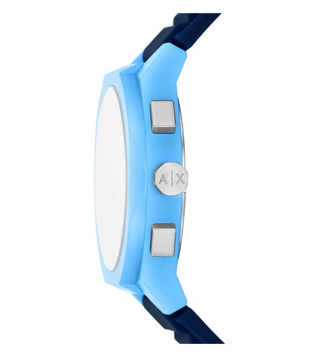 Armani Exchange Sync Blue Rubber Mens Watch-AX4170