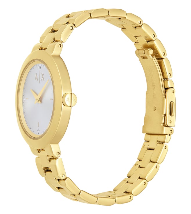 Armani Exchange Jackie Gold Stainless steel Womens Watch-AX5180