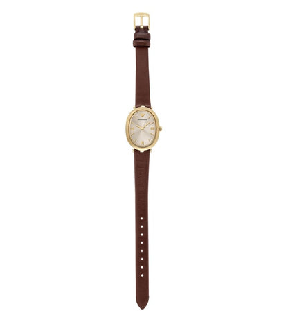 Emporio Armani Sinfonia Brown Leather Womens Watch-AR11708