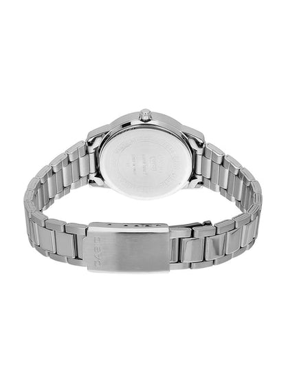 Casio Enticer LTP-1303DD-7AVDF -Slim Silver Dial- Stainless Steel | 50M WR