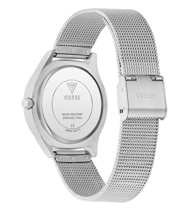 Guess - Womens Silver Stainless steel Strap Watch-GW0835L1