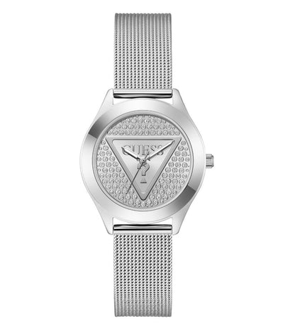 Guess - Womens Silver Stainless steel Strap Watch-GW0835L1