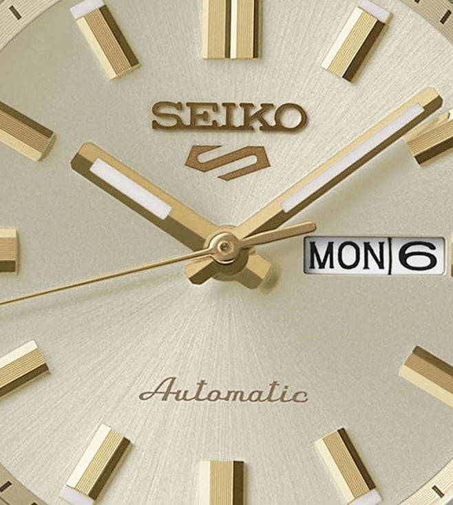 Seiko 5 Sports Automatic Stainless Steel Watch-SRE023K1-Gold/Silver