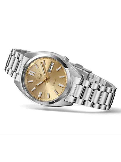SEIKO 5 SPORTS SRPL59K1-Vibrant Yellow Sunray & Archival Mid-Size Style