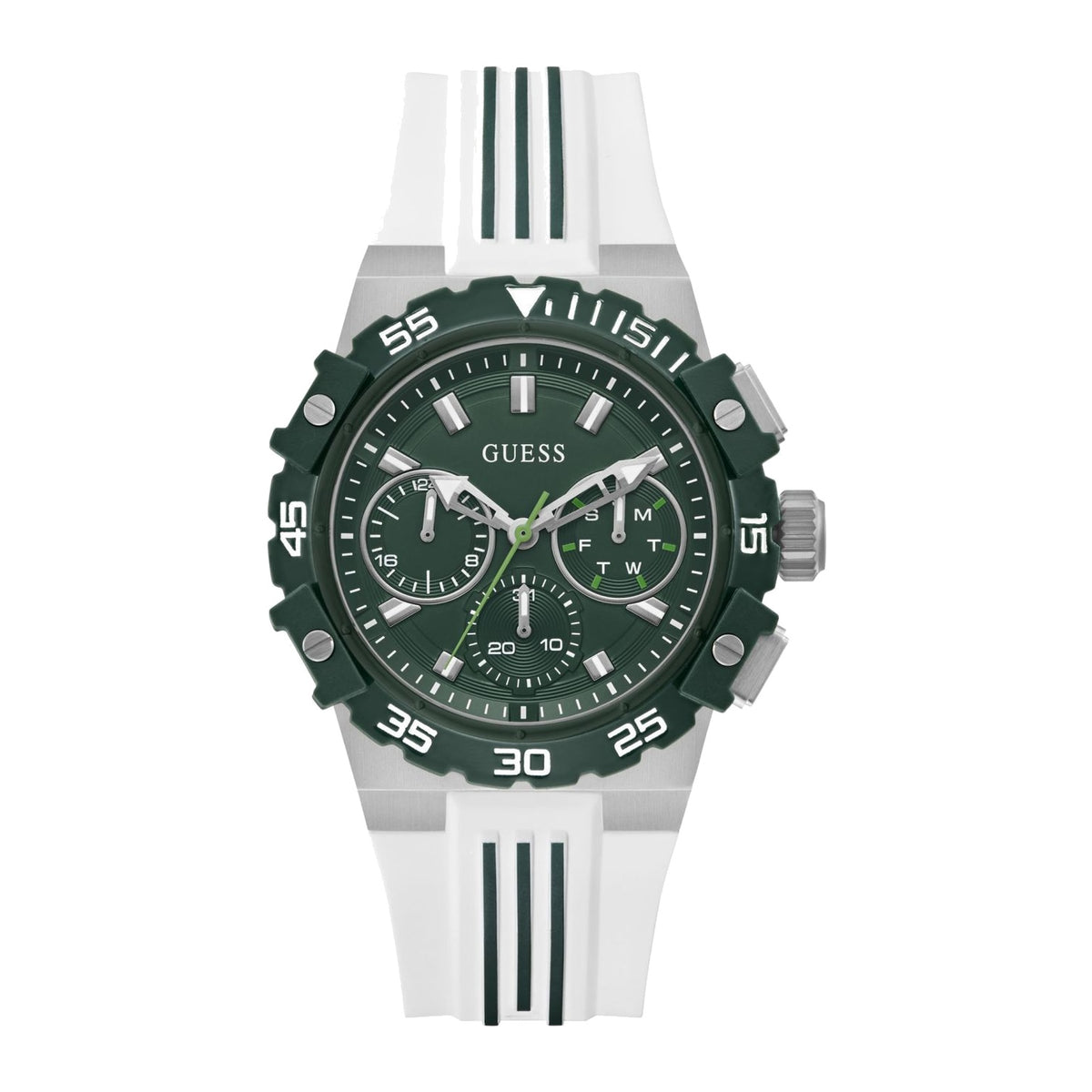 Guess Rubber White Men Watch-GW1059G1