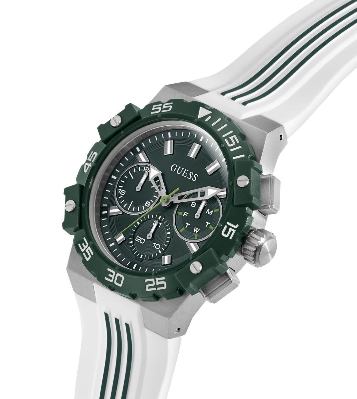 Guess Rubber White Men Watch-GW1059G1