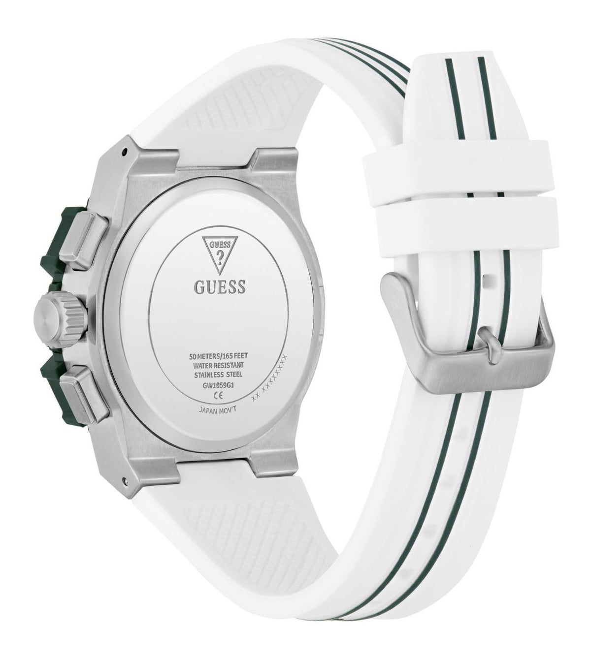 Guess Rubber White Men Watch-GW1059G1