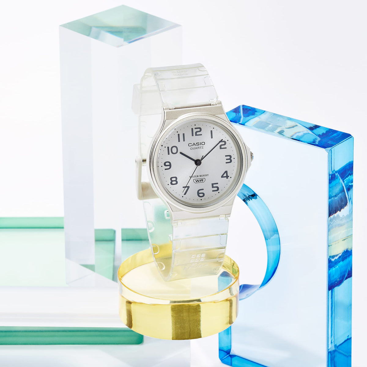 Casio Rubber Women Watch-MQ-24S