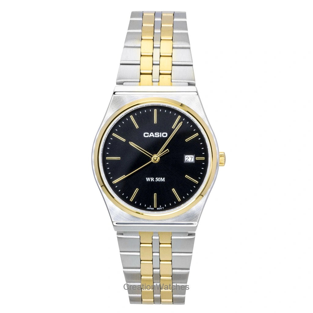 Casio-Casio s Men Stainless steel Strap Watch-MTP-B145SG