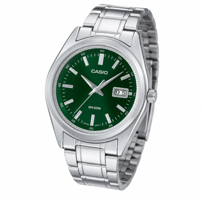 Casio Mens  Analogue Metal Strap Watch-MTP-B180D
