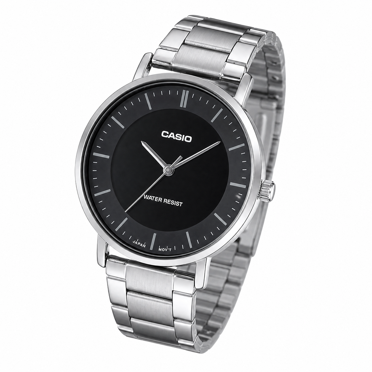 Casio Mens  Analogue Metal Strap Watch-MTP-VT04D