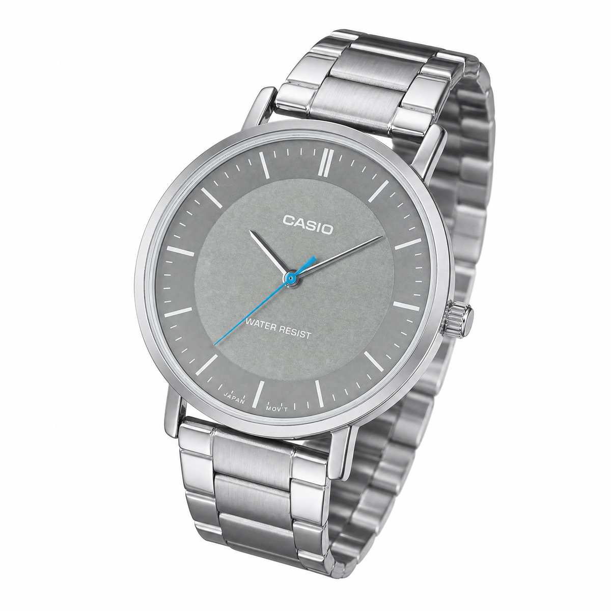 Casio Mens  Analogue Metal Strap Watch-MTP-VT04D