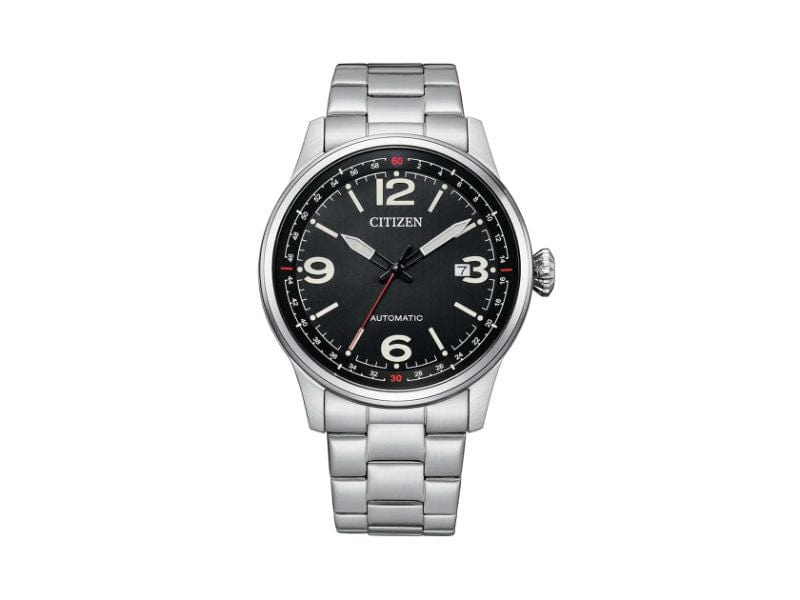 Citizen Mechanical Mens Silver Stainless steel Watch-NJ0160-87E