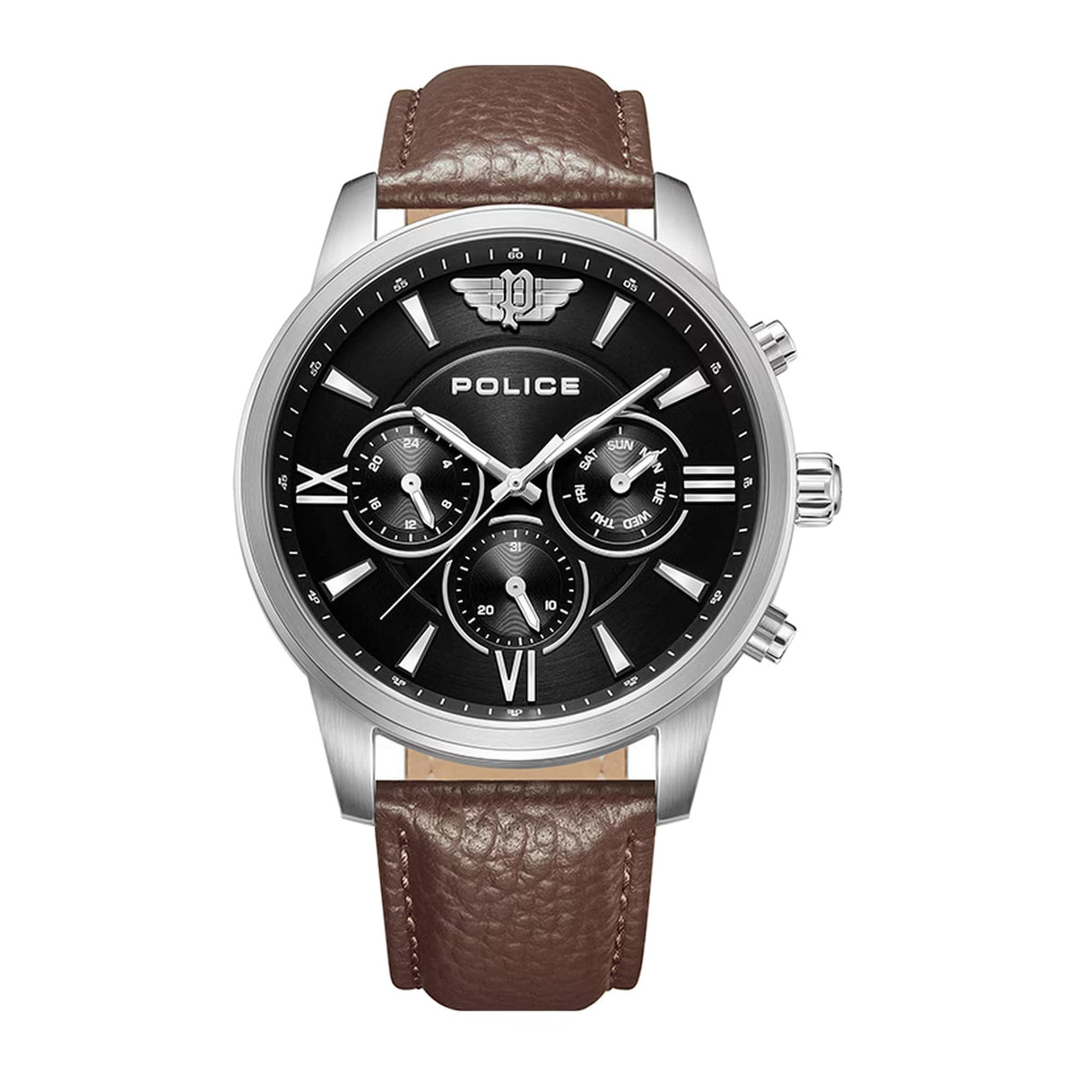 Police Avondale Ii Mens Leather Watch